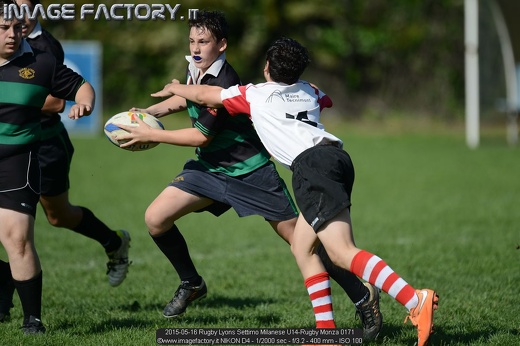 2015-05-16 Rugby Lyons Settimo Milanese U14-Rugby Monza 0171
